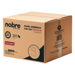 Higienico Intercalado NOBRE doble hoja - Caja x 9000