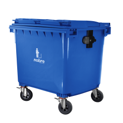 Contenedor 1100 lts con Ruedas azul - NOBRE