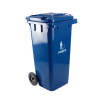 Contenedor plastico 120 lts con ruedas AZUL - NOBRE
