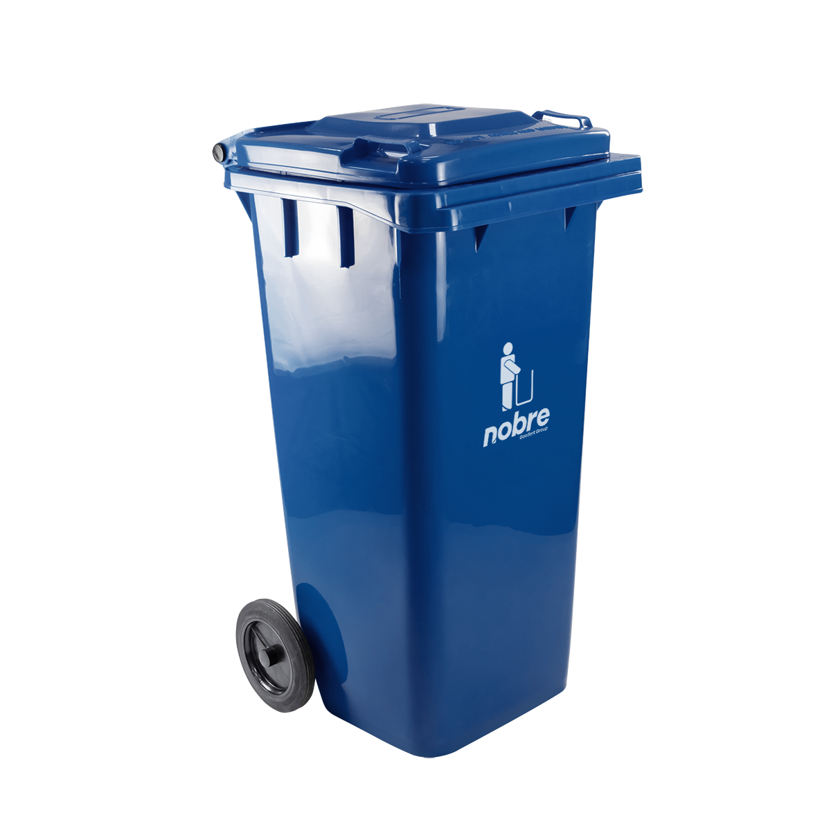 Contenedor plastico 120 lts con ruedas AZUL - NOBRE