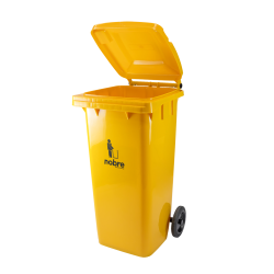 Alternative view of Contenedor plastico 120 lts con ruedas AMARILLO NOBRE
